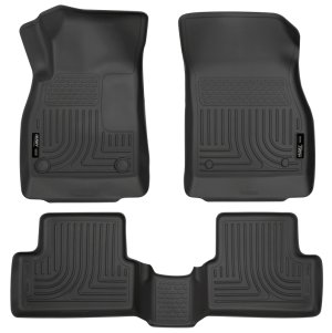 Buick Regal Floor Liners - Front + Rear - Husky Liners - WeatherBeater - Black - 2011